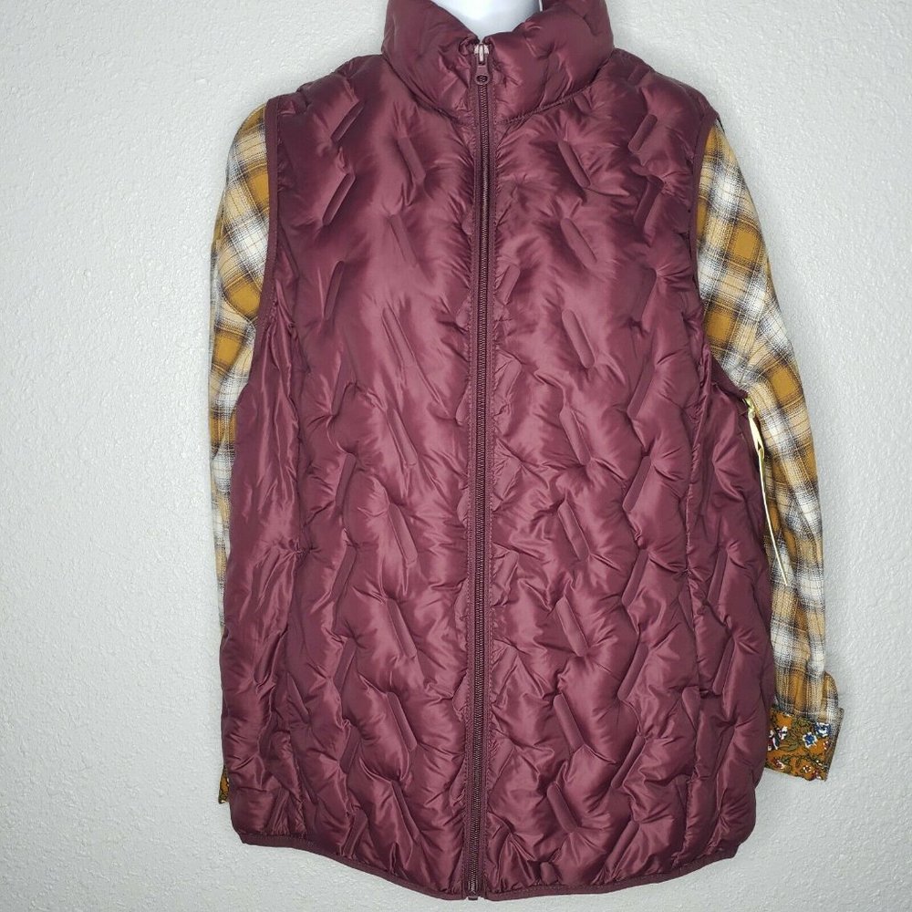 Tangerine Maroon Light Weight Vest -Medium